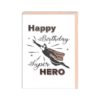 Karte Happy Birthday Super Hero