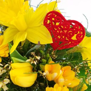 Why do people give flowers for Valentine's Day?