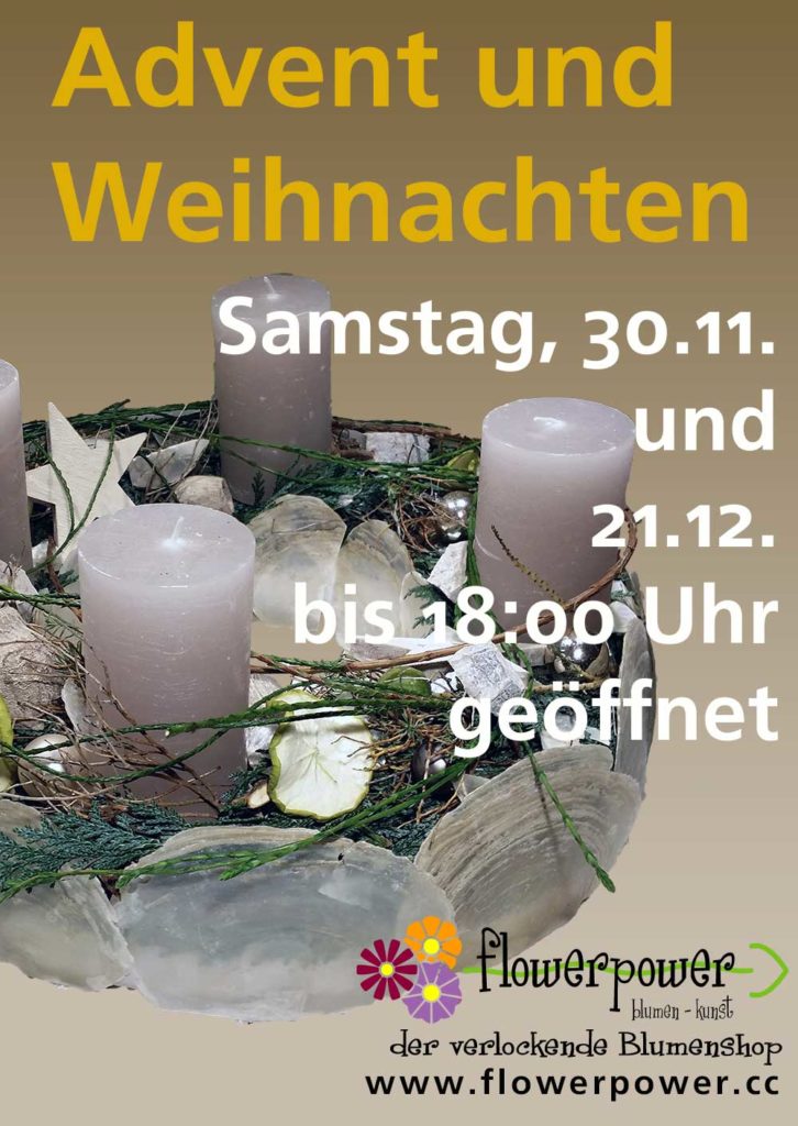 Advent opening hours