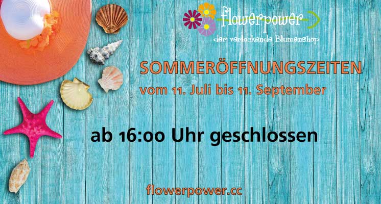 Sommeröffnungszeiten 2022