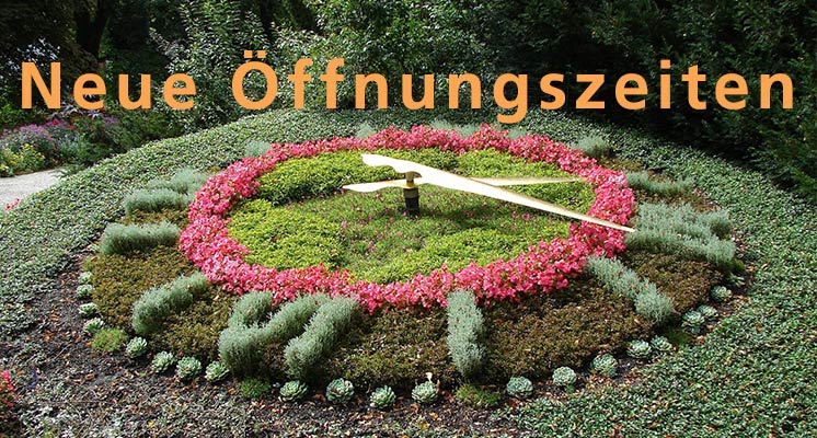 New opening hours from 12.09.