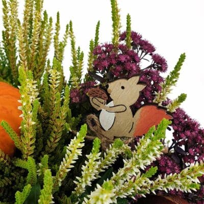 Herbstkorb Calluna Detail