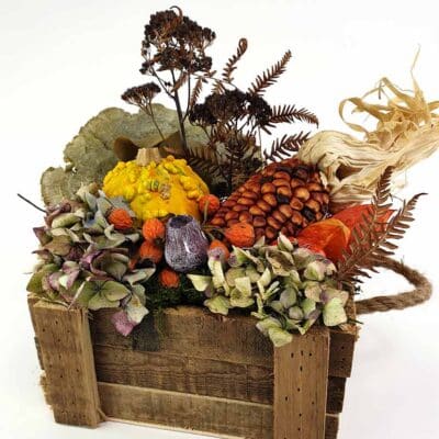 Holzkiste Herbst