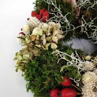 Naturkranz Moos Detail