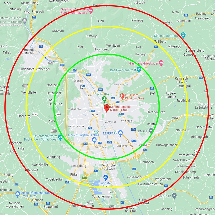 Liefergebiet Map 900x900