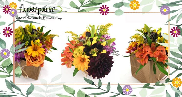 Flower bags: contemporary and sustainable