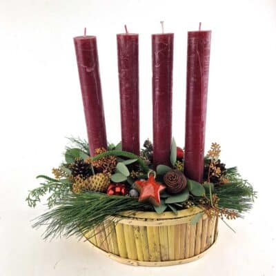 Advent Bambus Rot