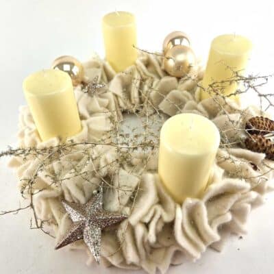 Advent Filz Creme3