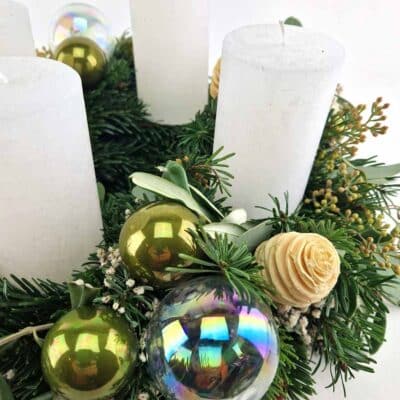 Advent Tanne Weiß