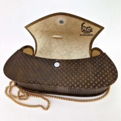Handtasche Holz Cluch Nussbaum Dunkel 2