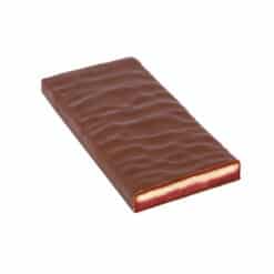 Zotter Schokolade innen „Alles Liebe“ vegan mit Himbeer- und Kokosfüllung