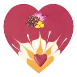 Zotter Schokoladenherz innen mit Himbeerfüllung – süßes Geschenk | Flowerpower Graz