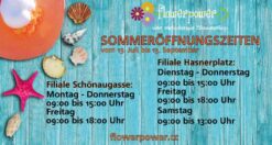 Sommeröffnungszeiten 2026